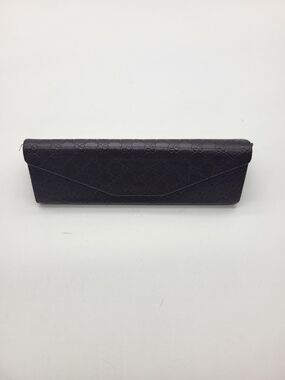 Gucci Brown Embossed Leather Sunglasses Case